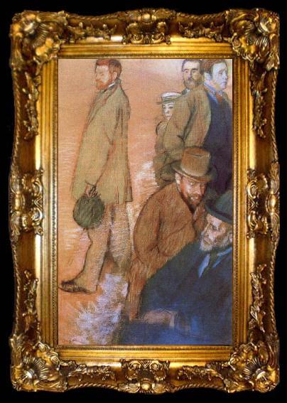 framed  Edgar Degas Six Friends of t he Artist, ta009-2